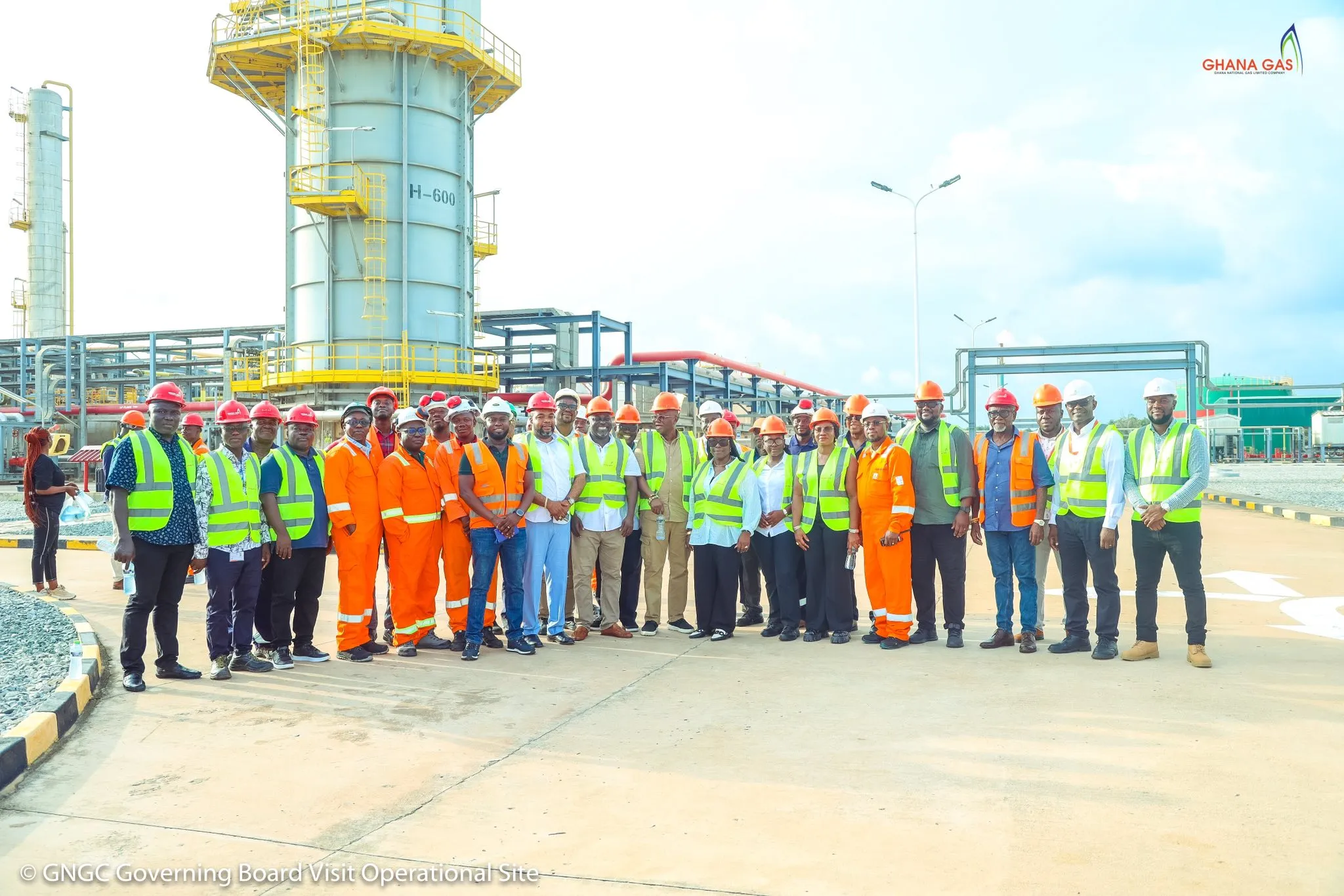 Ghana National Gas Company — governing board visit to operational site